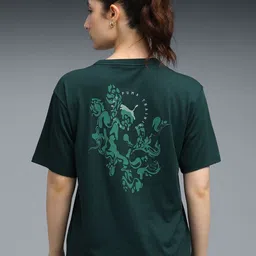 Puma Women Chrome Sweat-Wicking Graphic Training Tee-image-91
