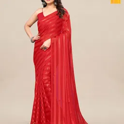 Moda Rapido Pack Of 2 Striped Satin Saree-picture-15