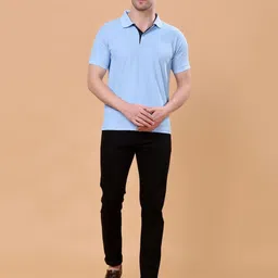 Moda Rapido Pack of 2 Polo Collar Cotton T-shirt image 2