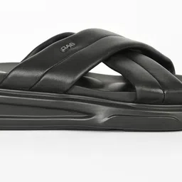 GAS Men Solid Crossover Sandals image 5