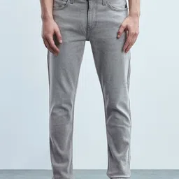 Flying Machine Men Tapered Fit Mid-Rise Light Fade Stretchable Jeans image 5