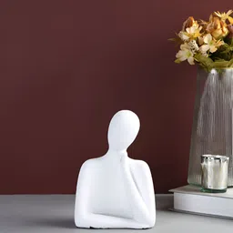 Myntra Elegant Homes White Figurine Showpiece-image-95