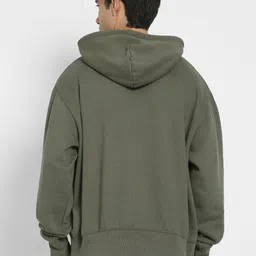 AMERICAN EAGLE OUTFITTERS Men Printed Hooded Pullover Sweatshirt image 4
