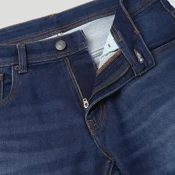 Peter England Casuals Men Slim Fit Mid-Rise Clean Look Light Fade Stretchable Jeans image 3