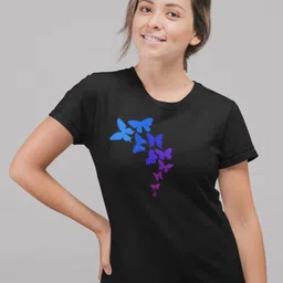 3Colors Graphic Printed Round Neck Moisture Wicking Regular Fit Running T-shirt image 5