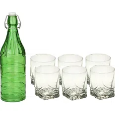 SOMIL Green Glass Airtight Can Bottle-picture-41