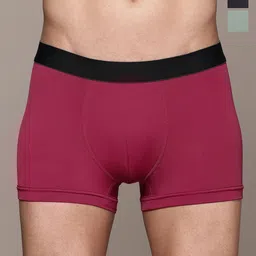 The Roadster Lifestyle Co Men Pack Of 3 Mid Rise Short TrunksRD-PM-MT-100-BK-MR-OG-3-picture-12