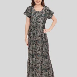 Glamoras Printed Maxi Nightdress-picture-13