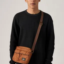 Levis Men Solid Messenger Bag-image-43
