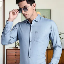 Kuons Avenue Men Smart Tailored Fit Formal Shirt-image-14