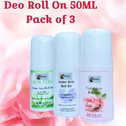 Elecsera Set Of 3 24 Hours Protection Long Lasting Under Arm Roll On - 50 ml Each-picture-15