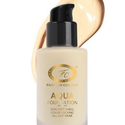 Fashion Colour Color Locking All Day Wear Aqua Foundation- 30 ml- Pearl White 01-picture-18