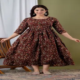 MAINA CREATION Women Floral Printed Floral Anarkali Kurta-picture-15