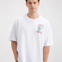 Pepe Jeans Men Printed Pure Cotton Applique T-shirt image 5