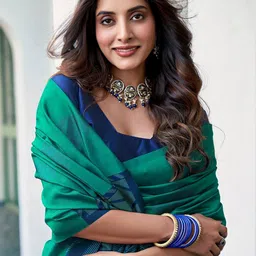 SANISA Silk Blend Handloom Saree image 2