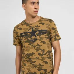 SF JEANS by Pantaloons Men Printed Raw Edge Slim Fit T-shirt-image-73