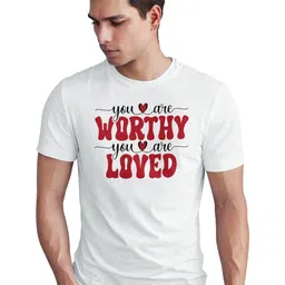 Seekbuylove Men Bio Finish Typography Printed Pure Cotton T-shirt-picture-32