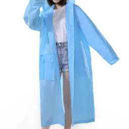 Solid Women Raincoat-image-50
