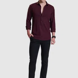 Snitch Men Classic Opaque Casual Shirt image 3