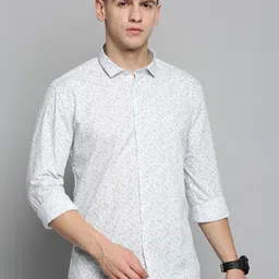 SHOWOFFFF Men Comfort Slim Fit Floral Printed Casual Shirt-picture-34