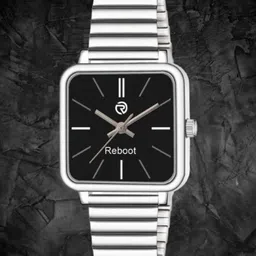 REBOOT Men Stainless Steel Bracelet Style Watch sh_New205_151 Black Designer Square-picture-34