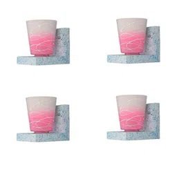 SOMIL Pink Glass Cylinder Printed Wall Lamps-picture-32