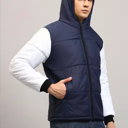 Metronaut Men Colourblocked Puffer Jacket image 4