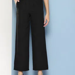 BAESD Women Regular Fit Mid-Rise Cotton Trousers-picture-30