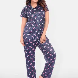 Be You Women Printed Night suit-picture-28