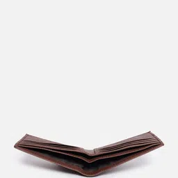 Van Heusen Men Textured Leather Two Fold Wallet image 3