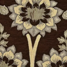 Furnishing Hut Brown Floral 6-Seater Table Cover image 3