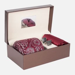 Van Heusen Men Accessory Gift Set Of Tie Pocket Square And Cufflink-picture-44