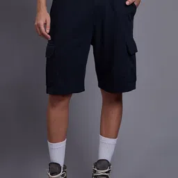 GO DEVIL Men Loose Fit High-Rise Training or Gym Cargo Shorts-picture-28