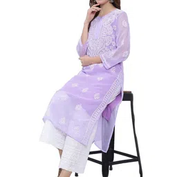 MRS RIGHT Women Georgette Kurta image 2