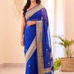 Peachmode Woven Design Zari Handloom Saree-picture-14