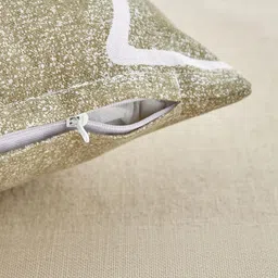 Home Centre Green Opaline Printed Filled Cushions image 2