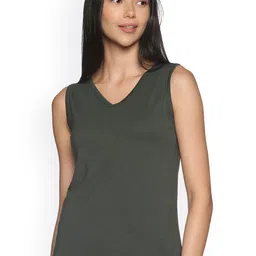 ECOLINE Clothing Women V-Neck Cotton Tank Top-picture-10