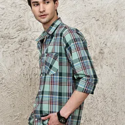 Blezza Men Checked Cotton Shirts image 2