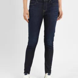 Women's 710 Blue Skinny Fit Mid Rise Jeans-image-75