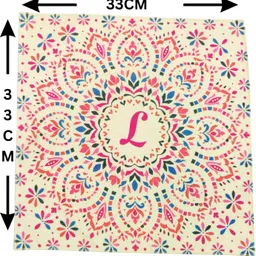 JUNO LUXE JL-1278-FP-D ULTRA SOFT HANKIES FOR LADIES ["Pink, Yellow, Blue"] Handkerchief image 3