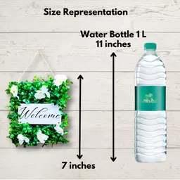 Akaar Green & White Welcome Signage Wall Hanging image 4