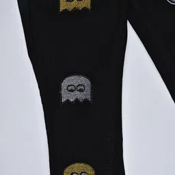 F2M Boys Slim Fit High-Rise Clean Look Light Fade Embroidered Stretchable Jeans image 4