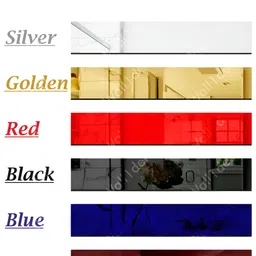 Wall1ders 30 pcs Metallic Toned Star Mirror Wall Sticker image 3