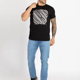 Status Quo Men Printed Raw Edge T-shirt image 5
