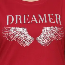 9shines Label Pack Of 2 Graphic Printed Cotton Longline Lounge T-shirts image 3