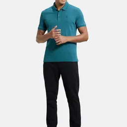 Jockey Combed Cotton Rich Half Sleeve Polo Tshirt-3912 image 5