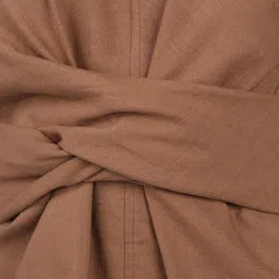 Virgio Linen A-Line Midi Dress image 5