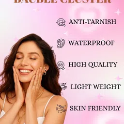 Bauble Cluster Women Gold-Plated Charm Bracelet image 4