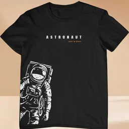 TeeSlix Unisex Black Tshirts image 5