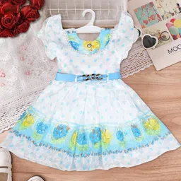 WORTON FASHION Girls Blue Dresses-picture-40